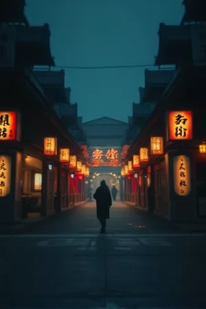 日韩在线电影首屏主推《雾港七日》竖版海报