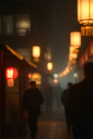 《黑胶时代》唱片行内景竖版海报