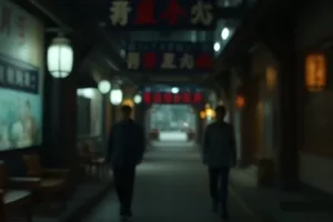 《秋日剧场》老式放映厅横版剧照