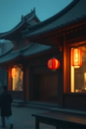 《白夜照相馆》治愈题材竖版海报